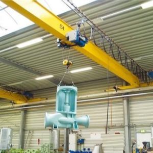 China 12T Single Girder Overhead Travelling Crane Electric Wire Rope Hoist MD Double Speed on sale