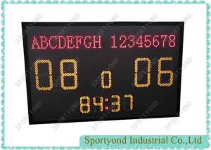 Quality Football Soccer LED scoreboard with team name and time display wholesale