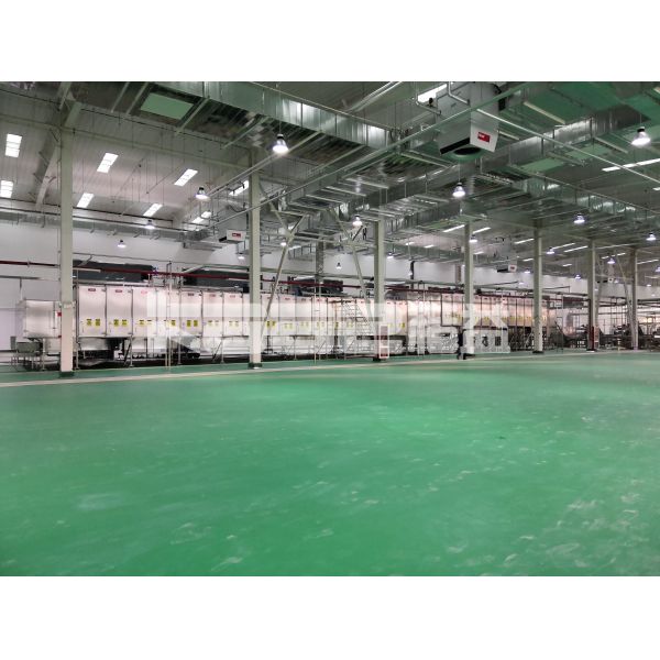 Touch Screen Button Type Control System Conveyor Dryer Machine