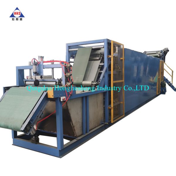 Stainless Steel Mesh Rubber Sheet Cooling Machine Hang Rod Type