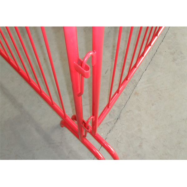 crowd barrier / hot sale used concert metal crowd control barriers 1.1M height x 2.5M width 35mm tube