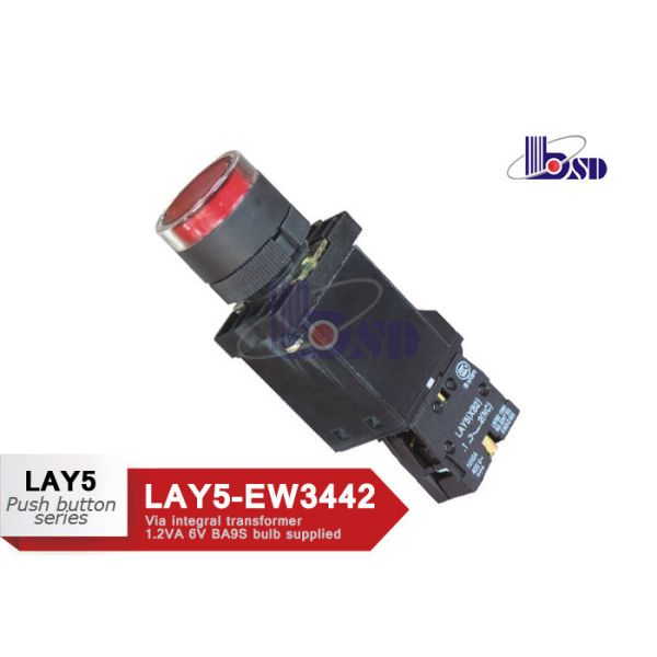 Automotive Momentary Push Button Switch 660 VAC LAY5(XB2)-EW3342