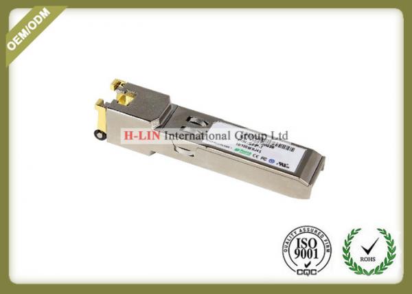 Cheap Small Form Pluggable Sfp Transceiver Module With Spring Latch 10base-T 100base Tx for sale