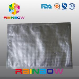China Aluminum foil embossed bag / foil food vacuum texture packaging bags on sale