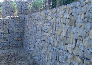 Quality Heavy Zinc Coated Welded Galvanized Stone Cages For Retaining Walls Anti-Impact wholesale