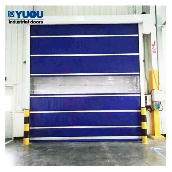 Galvanized Fabric High Speed Roller Shutter Door 6X6m Fast Action 60Hz