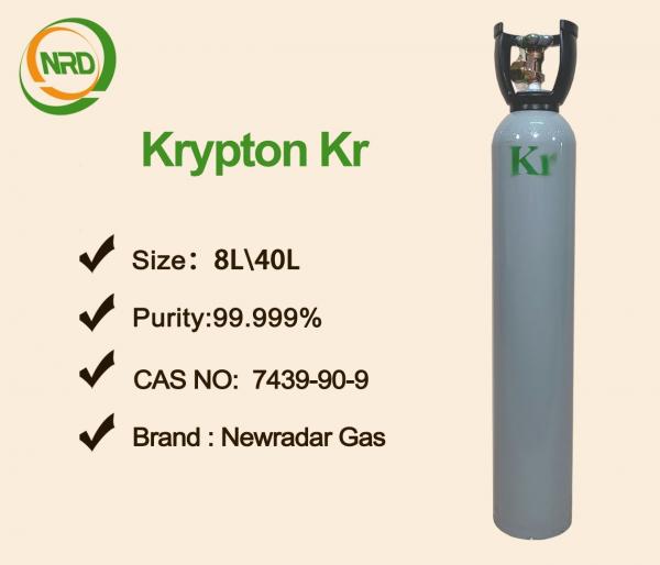 Cheap Ultra High Purity 99.999% Colorless Krypton Gas For Light , Laser And Lamp for sale