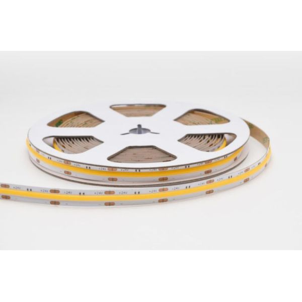 320leds/m LED COB Flexible Strip DC24V 12V 5m 10W for Landscape Lighting -25 50C CRI 90