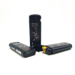 China Customized Request Windproof Electronic Lighter with ABS Material and Custom Sticker on sale
