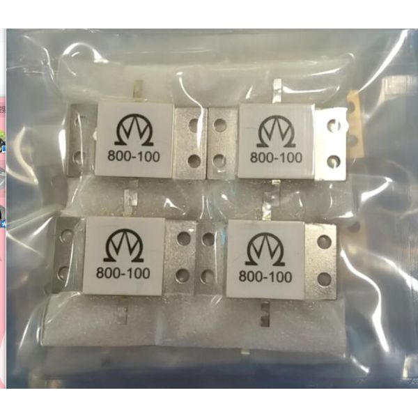 600W 500W 400W High Power Ceramic RF Flange Resistor with 50 Ohm and 0~2 GHz Frequency