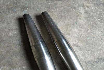 Manual Metal Tube Pipe Tapering Machine 3kw Microcomputer Controlling