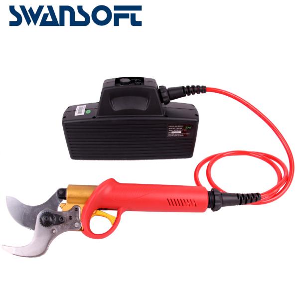Cheap Swansoft 4.0CM Electric Pruner Lithium Power Electric Pruning Shear with CE Certificate for Vineyard and Orchard for sale