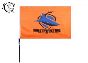 China NRL Cronulla Sutherland Sharks Grommets Custom Flag Banners , 3 X 5-Foot Polyester Country Flag Banner on sale