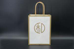 Quality ODM Recycled Paper Shopping Bags Personalized Bulk Kraft Bags With Handles wholesale