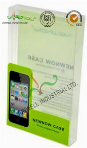 China Telephone Transparent PVC Plastic Packaging Boxes Fashion Spot UV Coating on sale