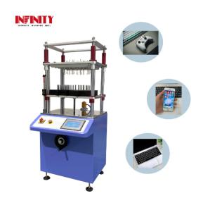 China High Speed Button Testing Machine For Note Book Keyboard Lifetime Click Test on sale