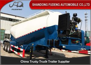 Quality V Shape Bulk Cement Tanker Trailer With Diesel Engine FUWA / BPW Axle wholesale