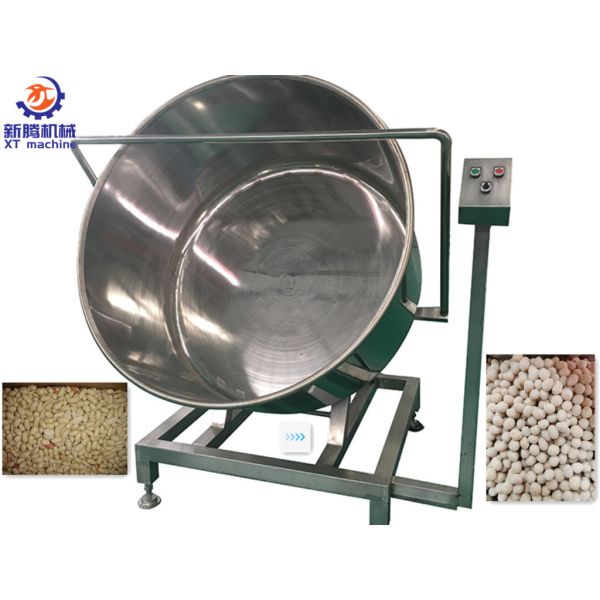 Industrial 304 Stainless Steel Peanut Coating Machine Coated Peanut Making Machine