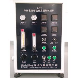 Single Cable Vertical Flame Test Chamber , Combustion Test Equipment Standard