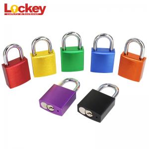 Quality Mini 25mm Aluminum Padlock Device Safety Outdoor Lockout Locks Keyed Alike wholesale