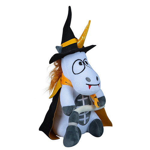 Durable Unicorn Plush Toy , Fancy Crystal Velboa Unicorn Stuffed Animal