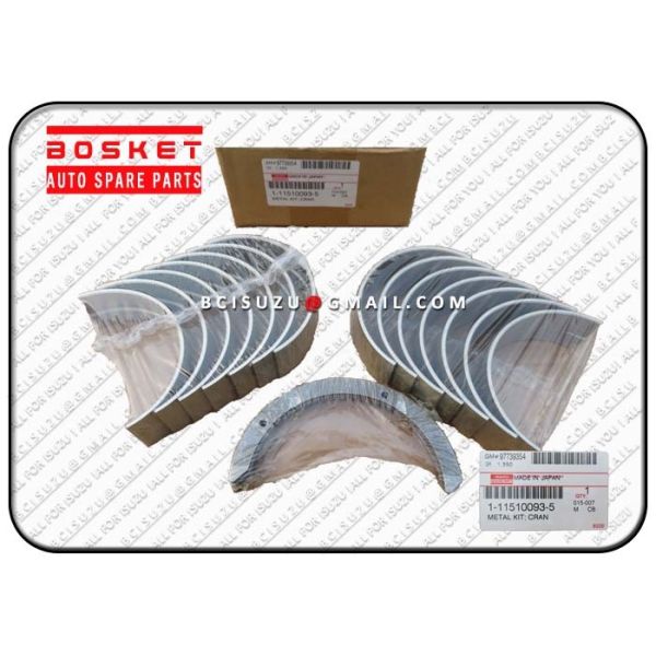 1-11510093-0 Precision Isuzu Engine Parts Cxz51k 6wf1 Steel Main Bearing M4050K