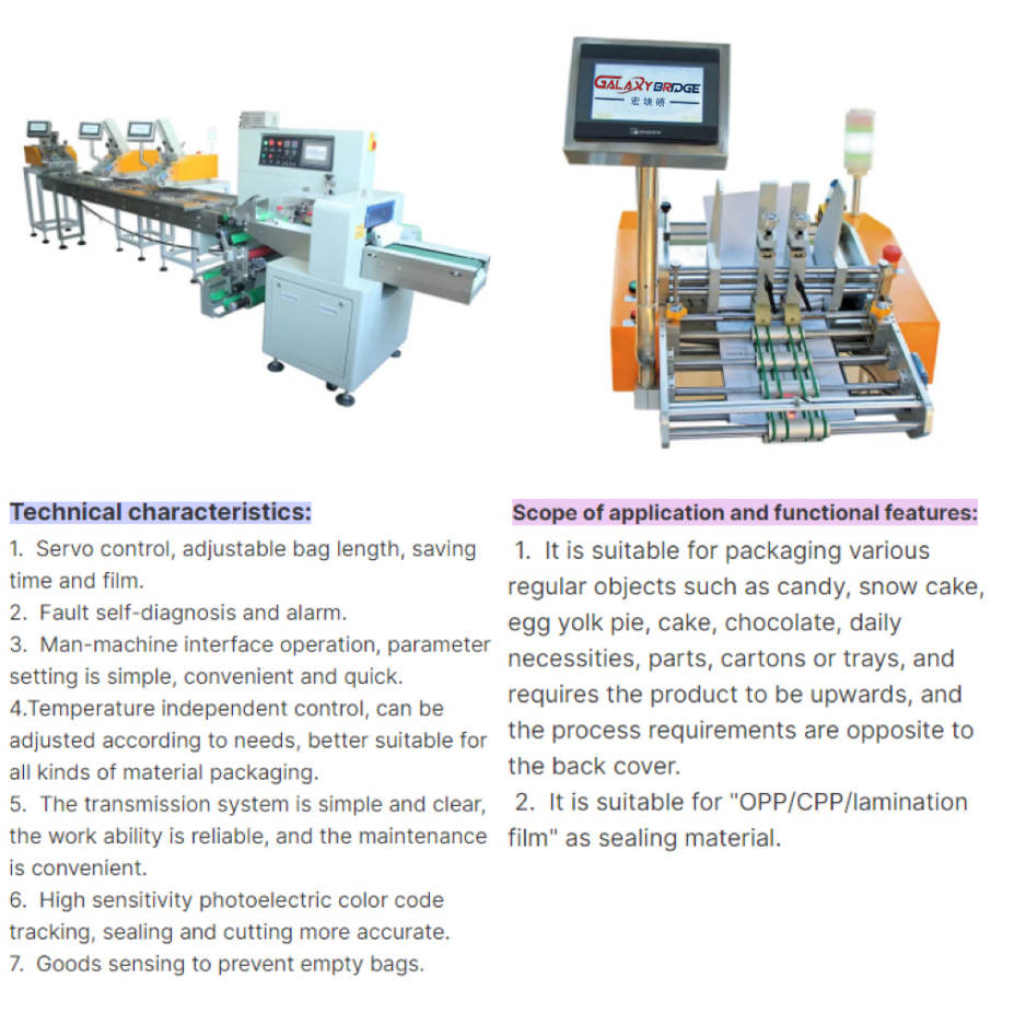 Horizontal Pillow Packing Machine Automatic Sealing Bag Packaging Machine