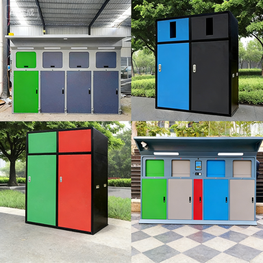 Buy cheap Stainless Steel Large Capacity Classified Outdoor Trash Bin for Commercial from wholesalers