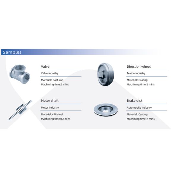 Small Metal CNC Lathe CAK3665 Automatic Torno SMTCL Flat Bed CNC Lathe