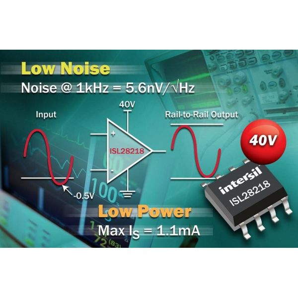 ISL28218 Dual Precision Micropower Operational Amplifier