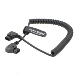 Quality D- Tap Male To Dtap Male Coiled Extension Cable For DSLR Rig Battery wholesale