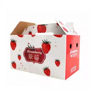Quality Fresh Fruit Vegetable Box Packaging Corrugated Carton Recyclable wholesale