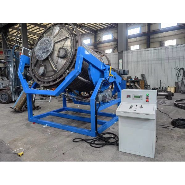 Water Tank Making Machine Open Flame 5000L , Flame Fire Swing Rolling Machine