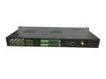 8-ch unidirectional SDI Fiber Extender with external audio, data and Gigabit