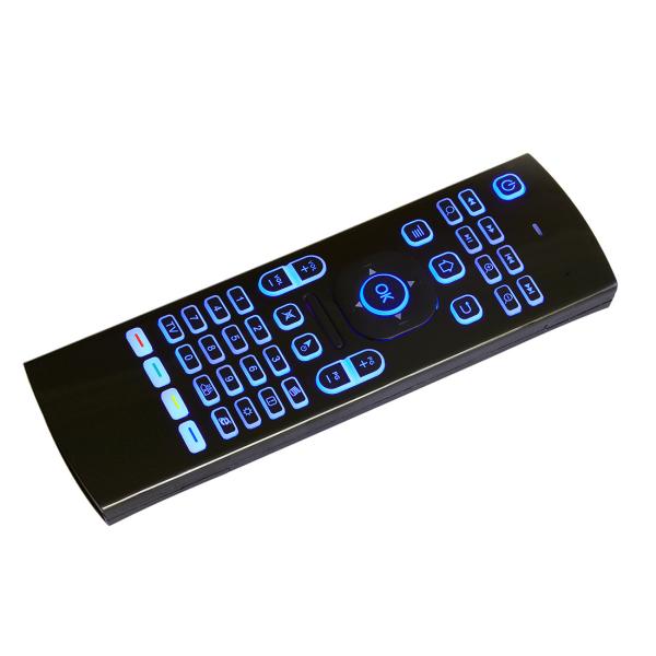 Cheap RF Wireless Air Mouse Backlight Keyboard Android Remote 4 Keys IR Learning for sale