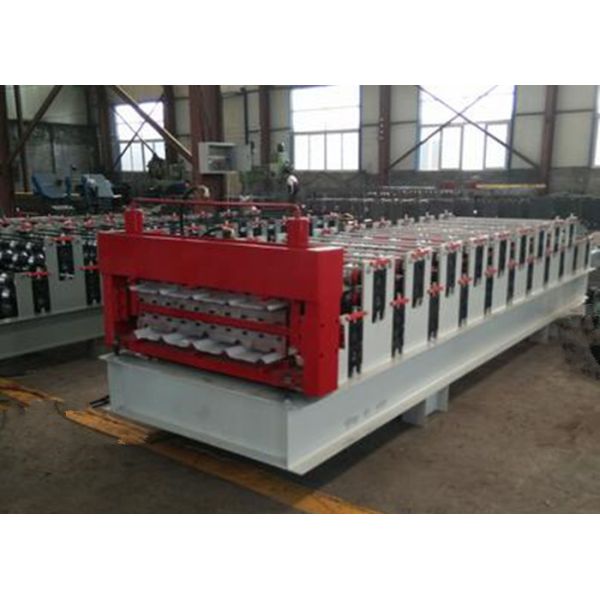 Aluminium Roofing Tile Cold Roll Forming Machines With 12m / Min High Speed