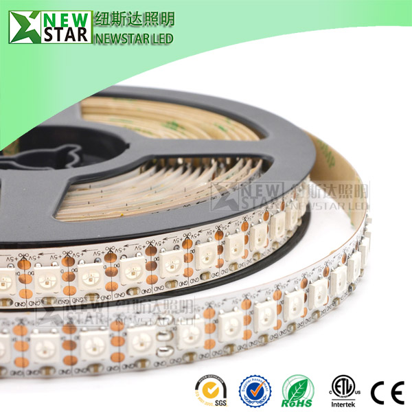 120leds SK6812 RGB LED Shenzhen factory SK6812 digital pixel addressable DMX DC5V 60 120leds/m sk6812 led strip lights