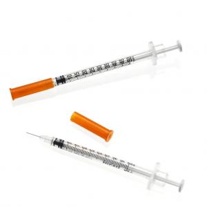 Quality ODM Sterilization EO Gas Disposable Injection Syringe Device Microfine Needles 0.5ml wholesale