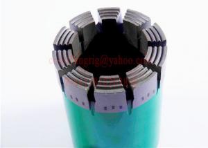 China High Speed Impregnated Diamond Core Drill Bit For Rock Mining Exploration Drilling on sale