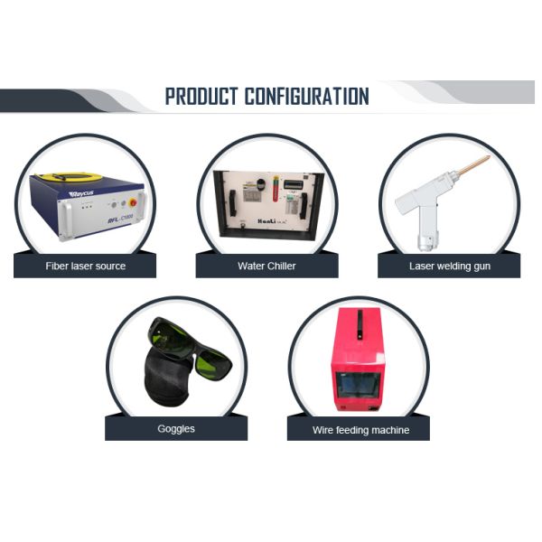 Three In One Fiber Laser Machine 1000W For Cleaning Welding Cutting