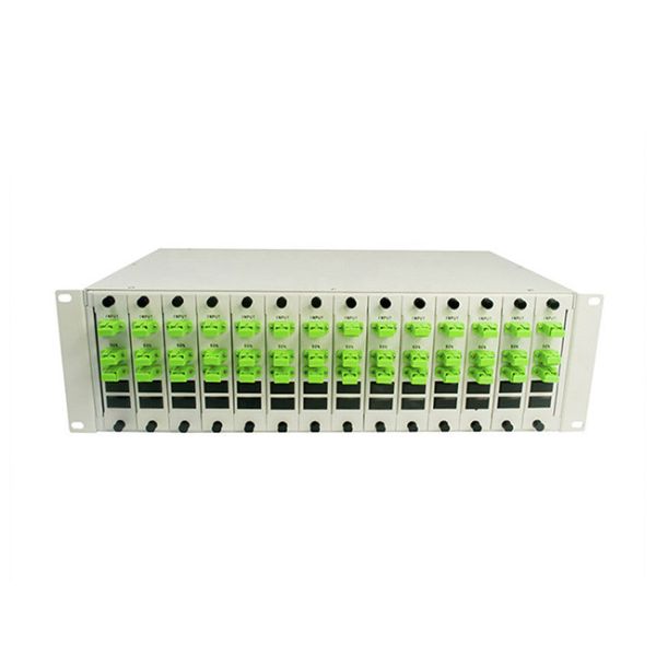 4U Rack Mount PLC Splitter LGX Chassis Rack Panel 1x2 1x4 1x8 Cassette Module