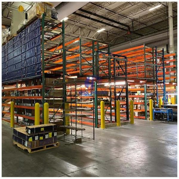 Cheap HEDA Warehouse Racking Mezzanine Racking System Pallet 1t/Layer for sale
