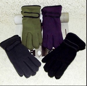 Quality winter adult fleece gloves wholesale