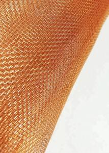 Quality 1.8m 0.25MM Pure Copper Mesh Fabric Twill Dutch Weave RFID Shielding wholesale
