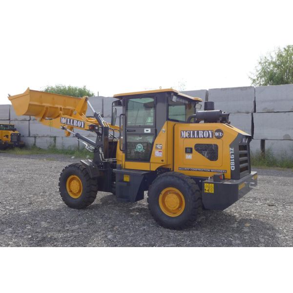 Construction Compact Articulated Loader , 4 Wheel Loader 42kw Power