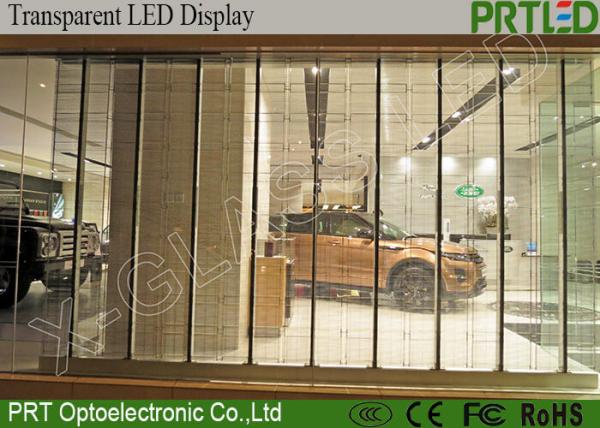 Cheap Magic Window Transparent Glass LED Display P3.9 High Brightness Transparent LED Screen for sale
