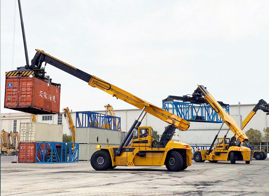 XCMG New Used Material Handling Equipment Double Stacker Forklift 45 Ton Reach Stacker