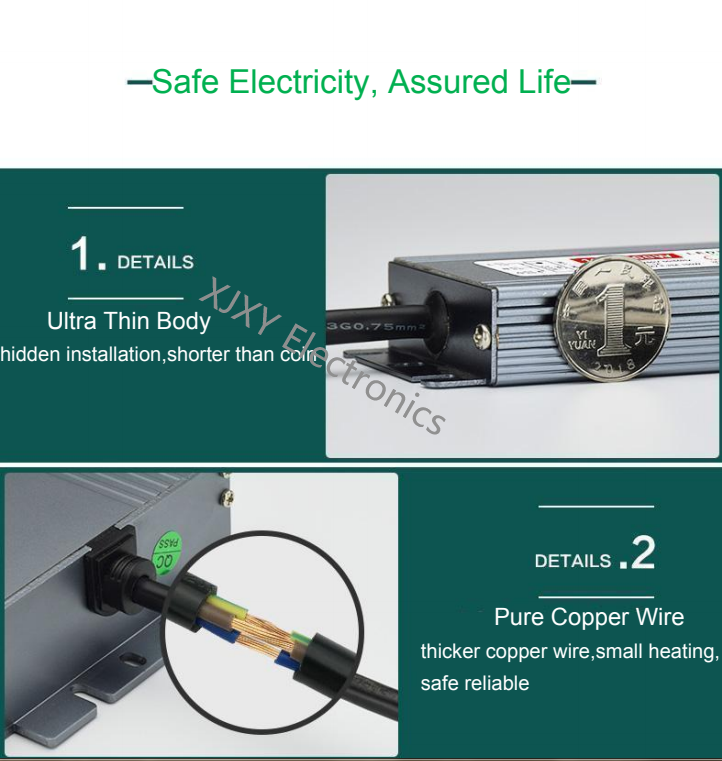 IP67 Waterproof LED Power Supply 150W LED Driver 24V 6.25A For Line Light