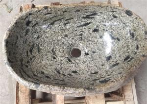 Quality Multi Color Stone Sink Bowl / Granite Bathroom Sinks Irregular Shape With Polishing Inside Face wholesale