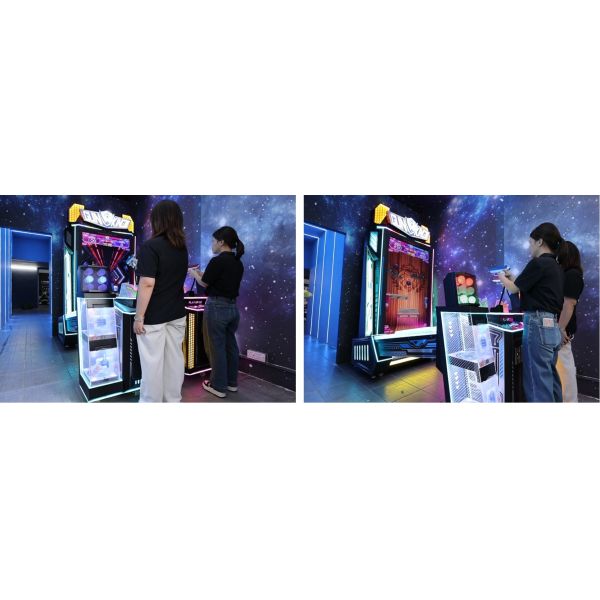75" Arcade Style Shooting Games Integrated Cabinet Shooting Arcade